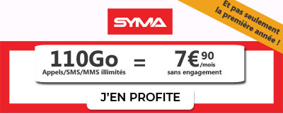 forfait 110Go Syma Mobile