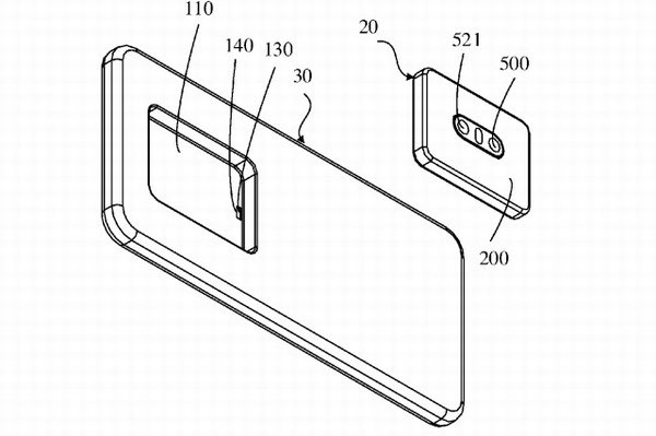 Oppo : brevet appareil photo détachable