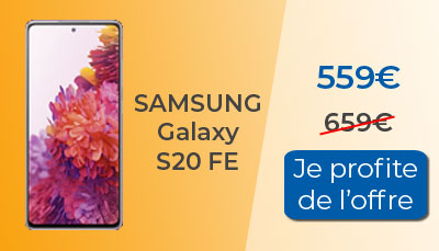 Soldes : 100? de remise sur le Samsung Galaxy S20 FE