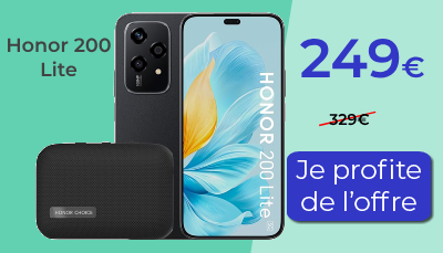 Le Honor 200 Lite pour les Prime Days