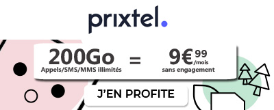 Forfait Prixtel 200 GO en promo