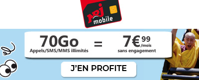 promo 70Go NRJ Mobile