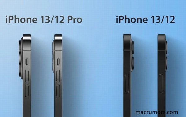 La série des iPhone 13 aura certainement un châssis légèrement plus épais avec des capteurs plus proéminents