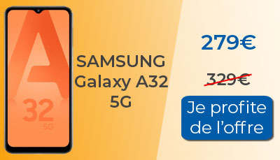 French Days Fnac: 50? de remise sur le Samsung Galaxy A32 5G