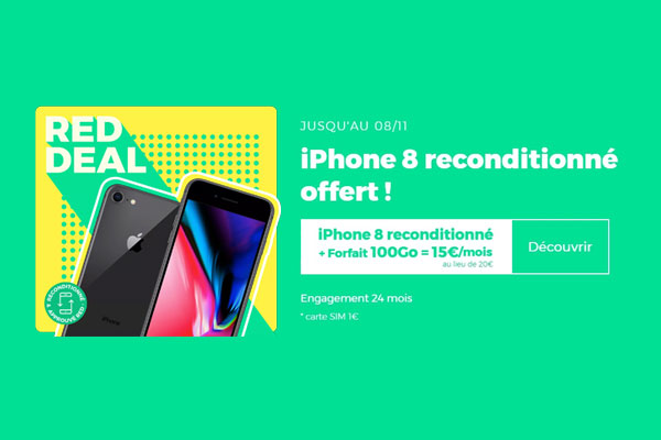 Un iPhone gratuit, derniers jours pour profiter de l'opération RED DEAL !