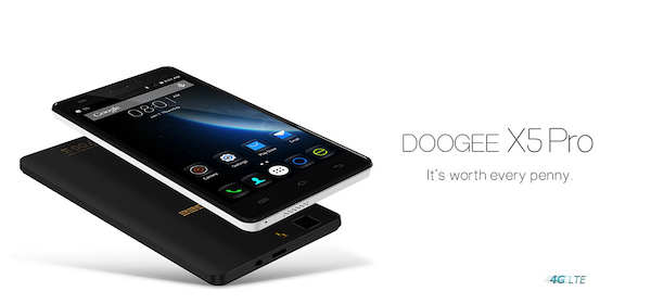 Doogee X5 Pro : le moins cher des mobiles HD amélioré