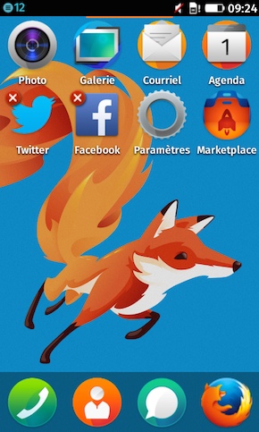 Firefox OS interface