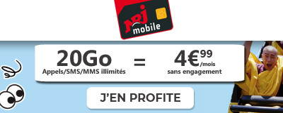 Forfait 20Go NRJ Mobile