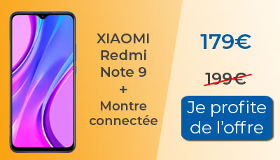 Promo Xiaomi Redmi Note 9 chez Boulanger