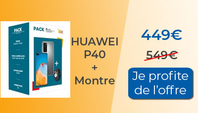 Soldes : Huawei P40 + Montre Connectée