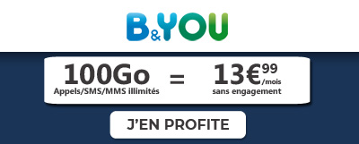 Forfaits B&You 100Go à 13.99?