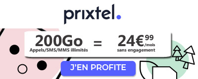 Forfait Prixtel 200Go