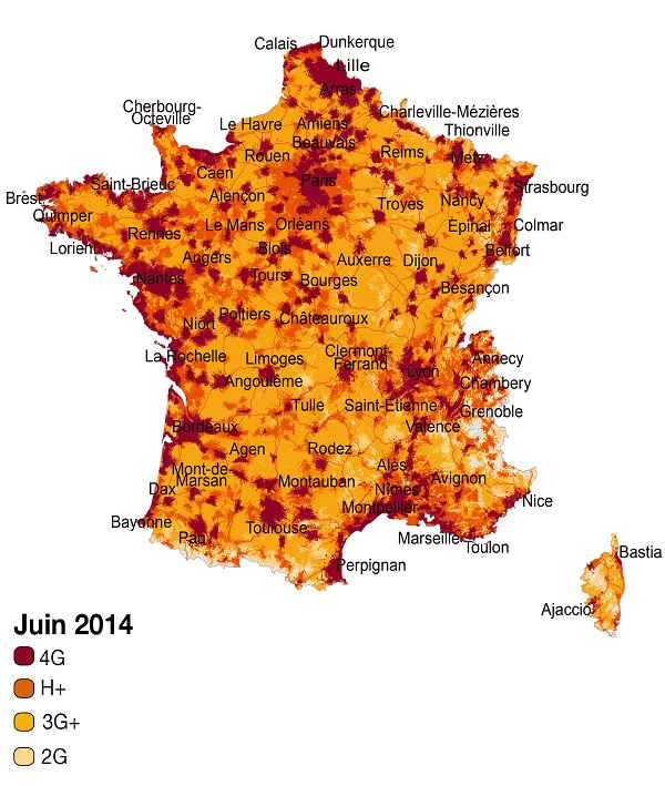 Orange couvre 65% de la population en 4G