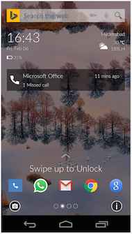 Microsoft lance un deuxième écran de verrouillage sur Android