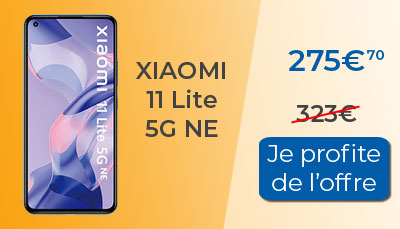 Le Xiaomi 11 Lite 5G NE est en soldes