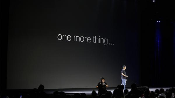 One more thing