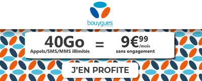 promos forfait 40Go