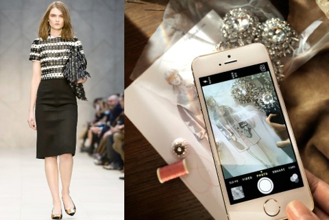 Burberry fait appel à l'iPhone 5S pour immortaliser son défilé Prorsum