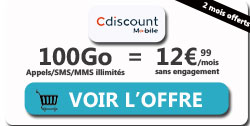 promo Cdiscount Mobile