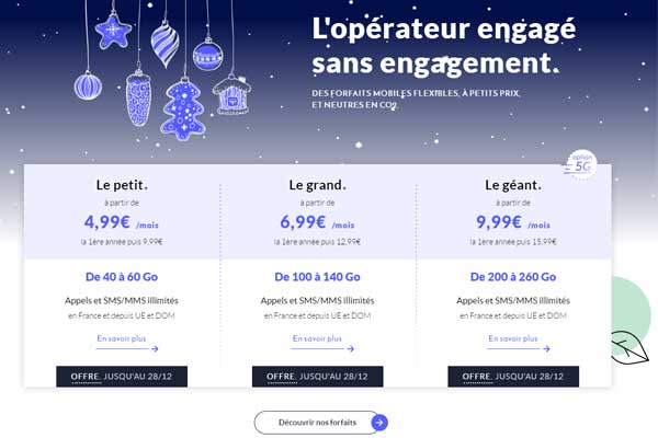 Dernière ligne droite pour les promos forfaits mobiles de 40Go à 200Go à partir de 4.99€