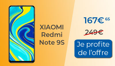 Soldes : Xiaomi Redmi Note 9S à 167?