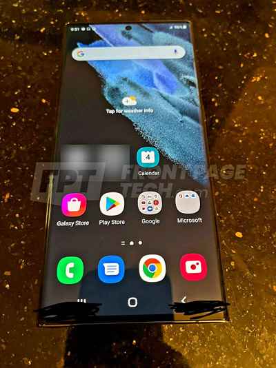 Galaxy S22 Ultra leaks frontpage tech 2