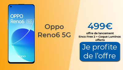 Oppo reno 6 boulanger