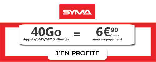 Forfait Six Syma Mobile