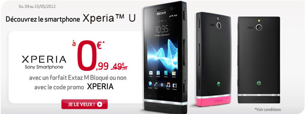 Le Sony Xperia U est arrivé chez Virgin Mobile