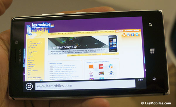 Prise en main du Nokia Lumia 925