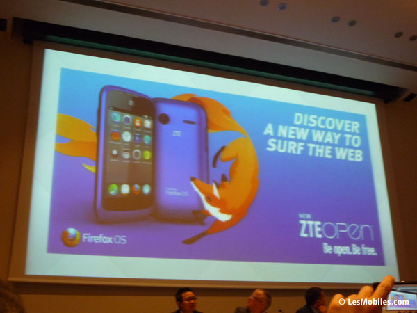 ZTE Open sous Firefox OS