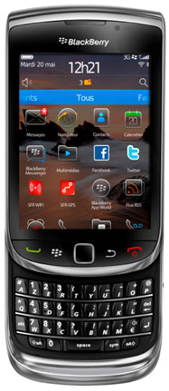 BlackBerry Torch 9800 chez SFR à partir du 5 octobre