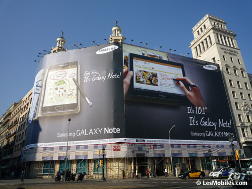 Le Samsung Galaxy Note 10.1 en approche (MWC)