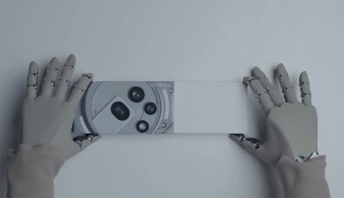 Nothing Phone (3a) teasing robot