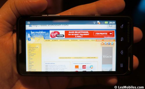 Motorola motoluxe prise en main