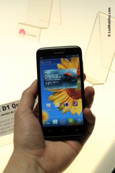 Huawei Ascend D1 Quad XL : vue de face