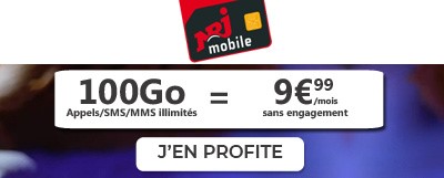 Forfait NRJ Mobile 100Go