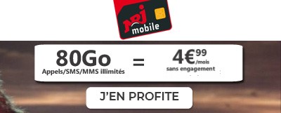 Forfait 80Go NRJ Mobile