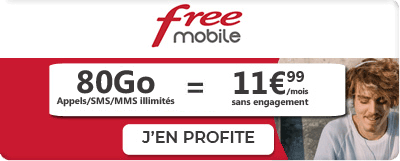 Forfait Free 80 Go