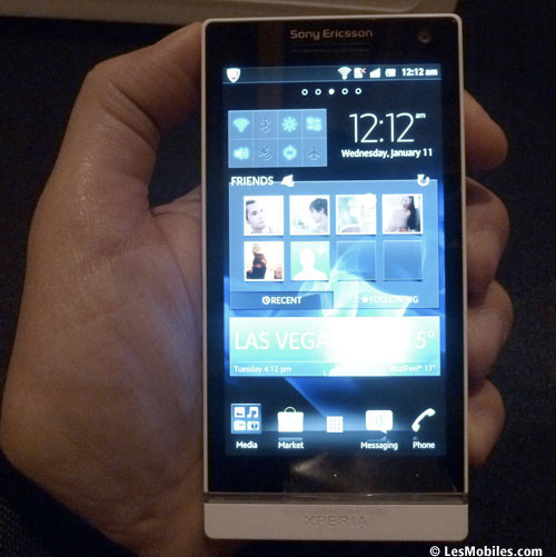 Prise en main du Sony Xperia S : que vaut le premier smartphone de « Sony » sans « Ericsson » ? (CES 2012) 