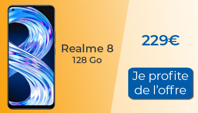 Realme 8 128Go à 229? chez Cdiscount