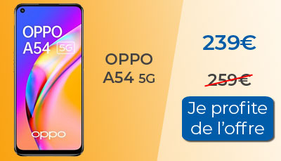 Oppo A54 en promotion chez Boulanger