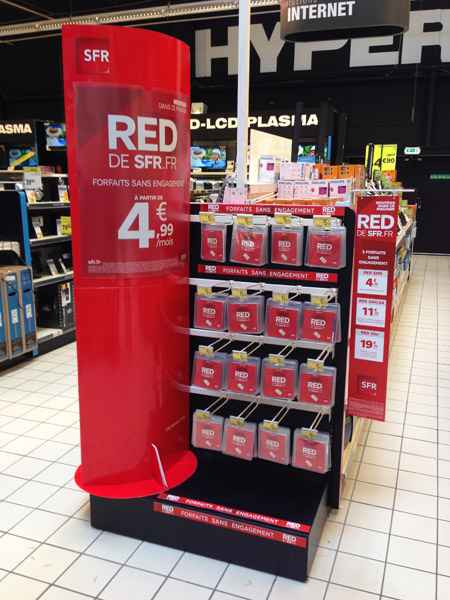 SFR RED débarque chez les buralistes, presse et en grande distribution