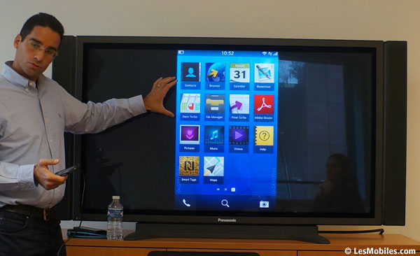 Prise en main du système d'exploitation BlackBerry 10 de RIM
