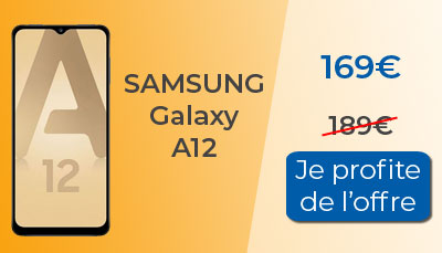 Le Samsung Galaxy A12 est en promotion à 169?