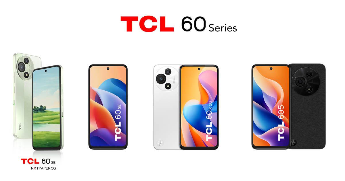 TCL enrichit sa gamme avec quatre nouveaux smartphones de la série 60