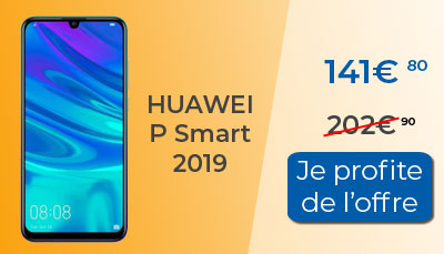 Promo Cdiscount : Huawei P Smart 2019 à 141? seulement