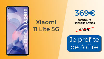 xiaomi 11 lite 5G pack Fnac