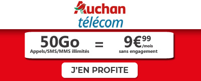 Forfait 50Go Auchan Telecom