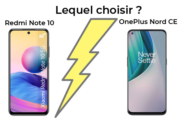 OnePlus Nord CE 5G contre Xiaomi Redmi Note 10 5G, lequel choisir ?